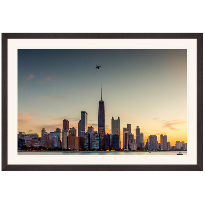 Hancock Flyover Print by Ted Glasoe