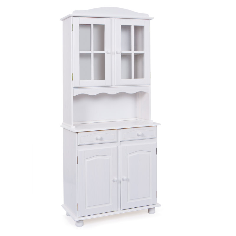 Nico Classic Hutch Cabinet, White
