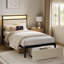 Lit plateforme tapissier avec rangement à 2 tiroirs Antioch-2143374654-2138354207