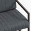 Fauteuil moderne et élégant en similicuir avec structure en métal robuste pour une expérience d'assise confortable et durable