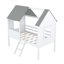 Lit mezzanine en bois avec 2 fenêtres latérales-888562385