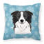  Coussin Snowflake Border Collie