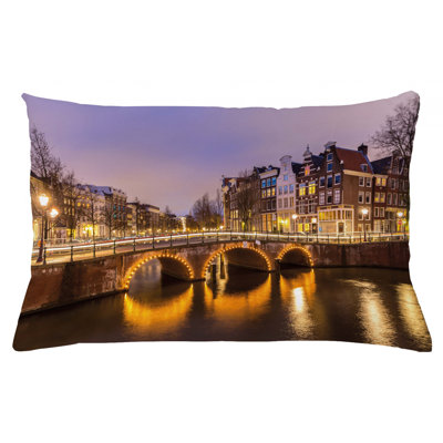 Landscape Square Pillow Cover