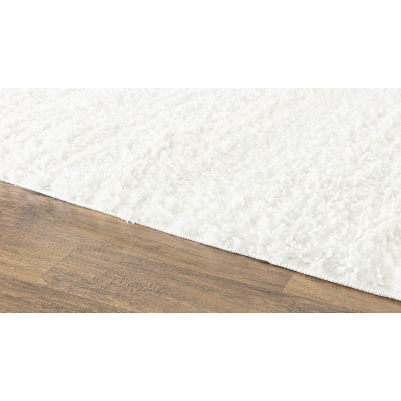 Aeysha Solid Colour Shag Indoor / Outdoor Area Rug, Rectangle 80 x 150cm