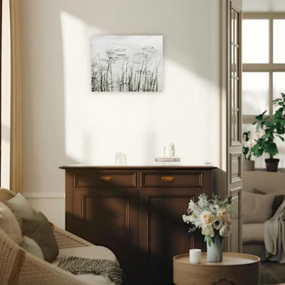 «Silver Lake Lilies», art mural 24 po x 18 po