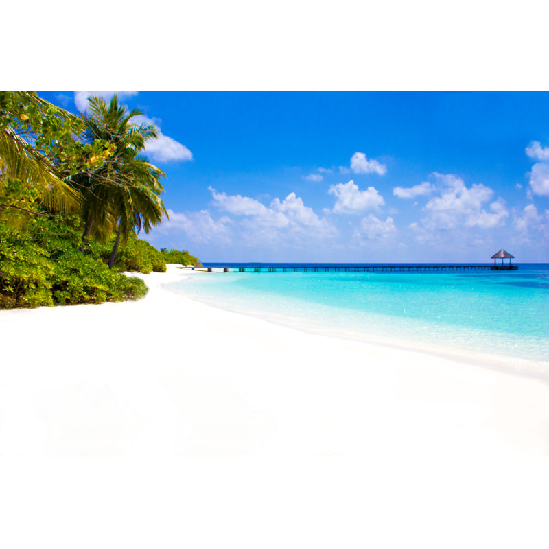 The Maldives - Wrapped Canvas Print, 30cm H x 46cm W x 3.8cm D
