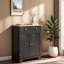 Buffets et rangement peu encombrants avec rangement, armoire en bois de 26,8 pouces, cuisine moderne