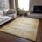 Premium Machine Washable Prisco Gold Rug-549836770