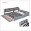 Queen & Twin XL Upholstered Platform Bed With Hydraulic Storage System And USB Ports, Perfect For Modern Family Living