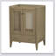 Meuble-lavabo 24 po sans lavabo, base seulement, armoire en rotin avec portes et tiroir