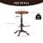 Dicle Swivel Adjustable Height Counter Stool with Metal Frame-776863404