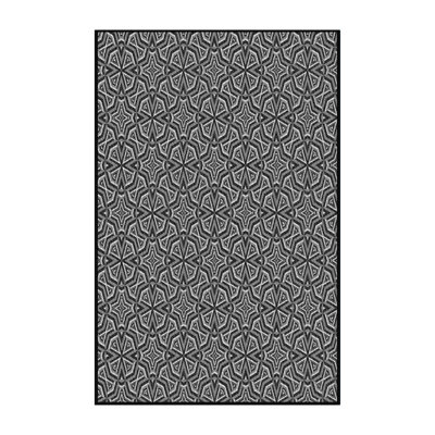 Tapis gris / noir Power Loom