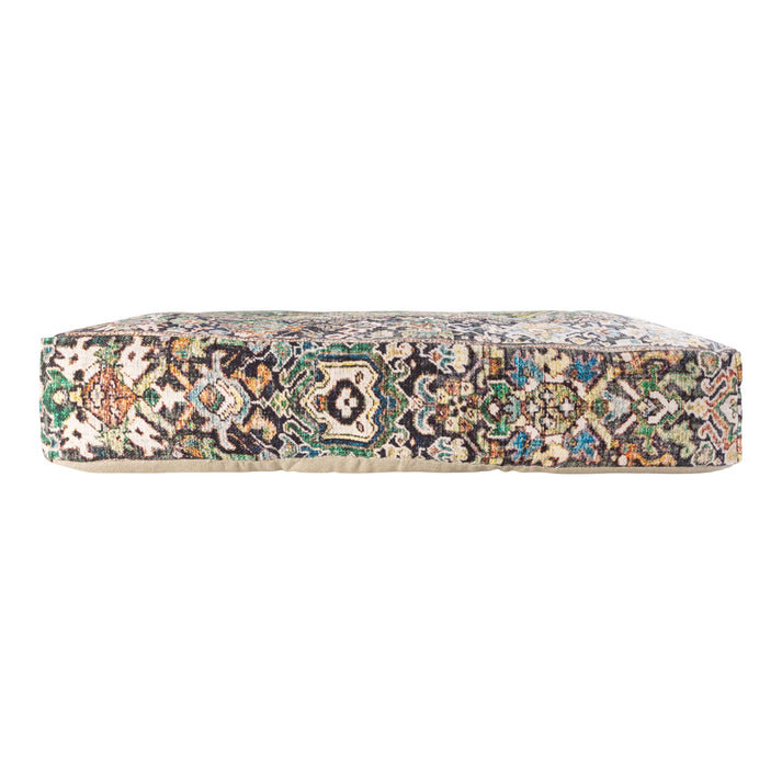 COUSSIN DE COFFRET COTON ANTIQUE TAPESTRY, 24"H x 24"W, Vert rétro