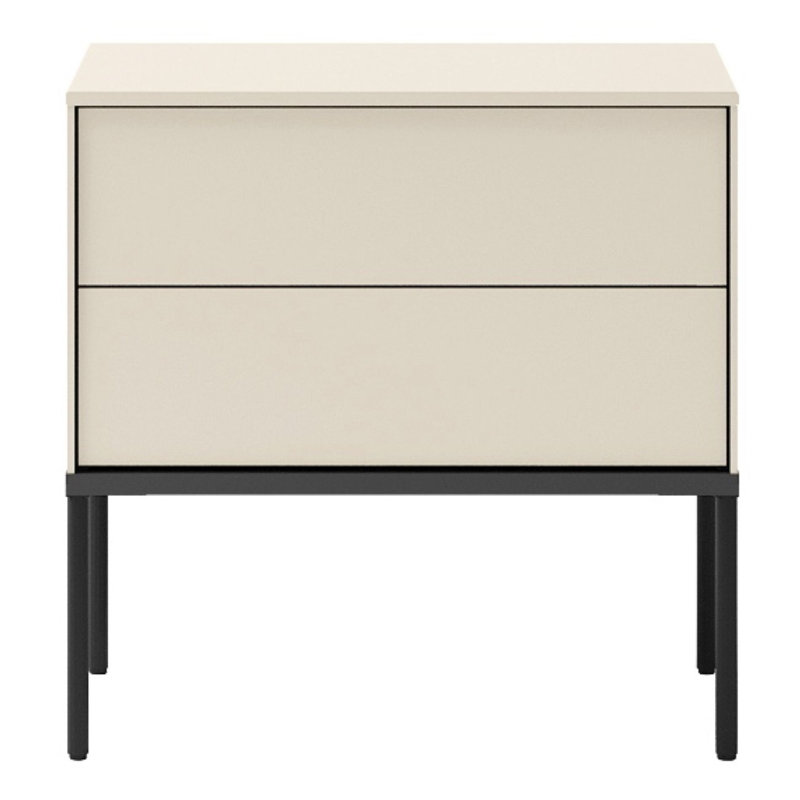 55.3cm W Manufactured Wood Bedside Table