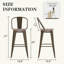 High Back Metal Counter And Bar Stools-1683132474-1683132470