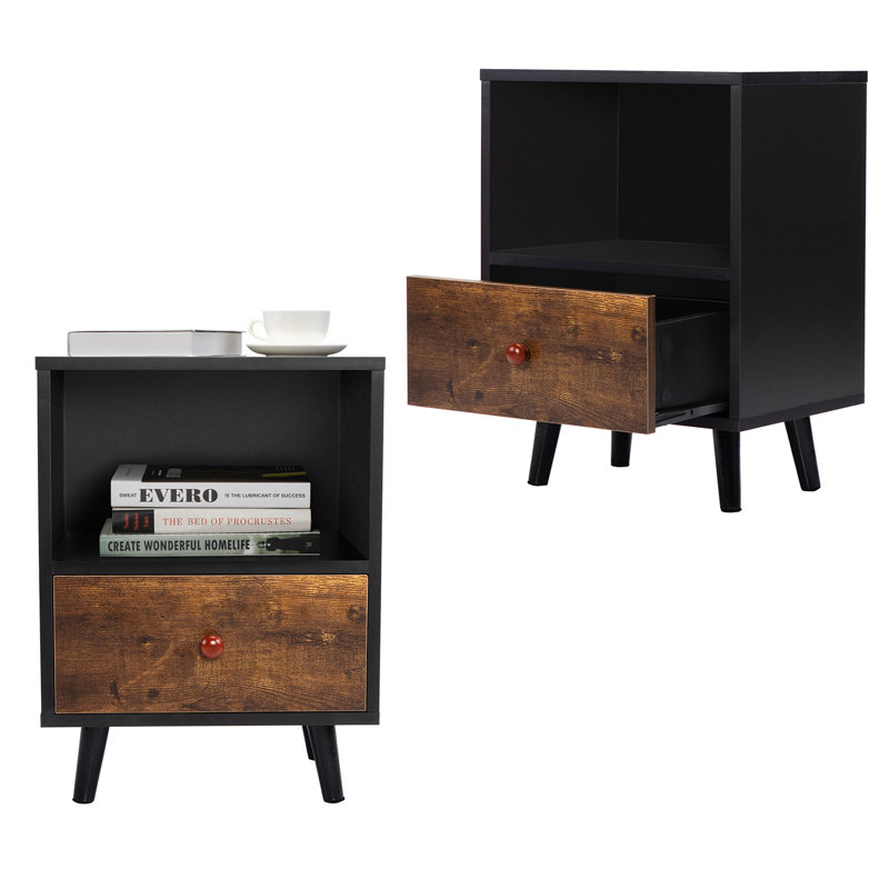 Arcola Nightstand, Black