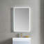 Ensemble de meuble-lavabo simple mural 24 po avec miroir Fahriye