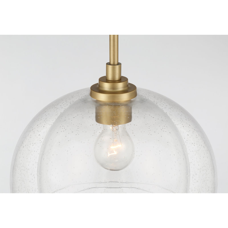 Luminaire suspendu semi-encastré 1 lumière Glint