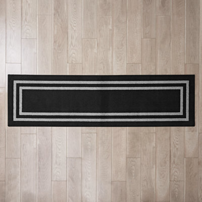 Nautica Double Line Machine Washable All Loop Tufted Rugs 1-Piece