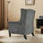 Adjustable Wingback Recliner With Button-Tufted Design | USB Charging & Space-Saving Foldable Side Table-122204999