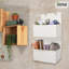 2 Piece Plastic / Acrylic Tiered Shelf