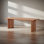 Jerina Ash Rectangular Solid Wood Top with Solid Wood Base Dining Table