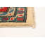 Tapis intérieur en laine crème/rouge 7 pi 10 po x 9 pi 8 po noué la 2010s one-of-kind à la main-gazni Cremona