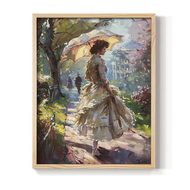 «WOMEN Series DCC XXII», reproduction encadrée - bois massif, Naturel, H 30 po x l 24 po