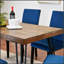 Ensemble de salle à manger 5 pièces, table à épingle avec 4 chaises confortables, pour espaces modernes et compacts-582499287-582499281