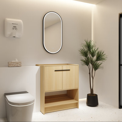 Base de meuble-lavabo autoportant 30 po avec 2 portes
