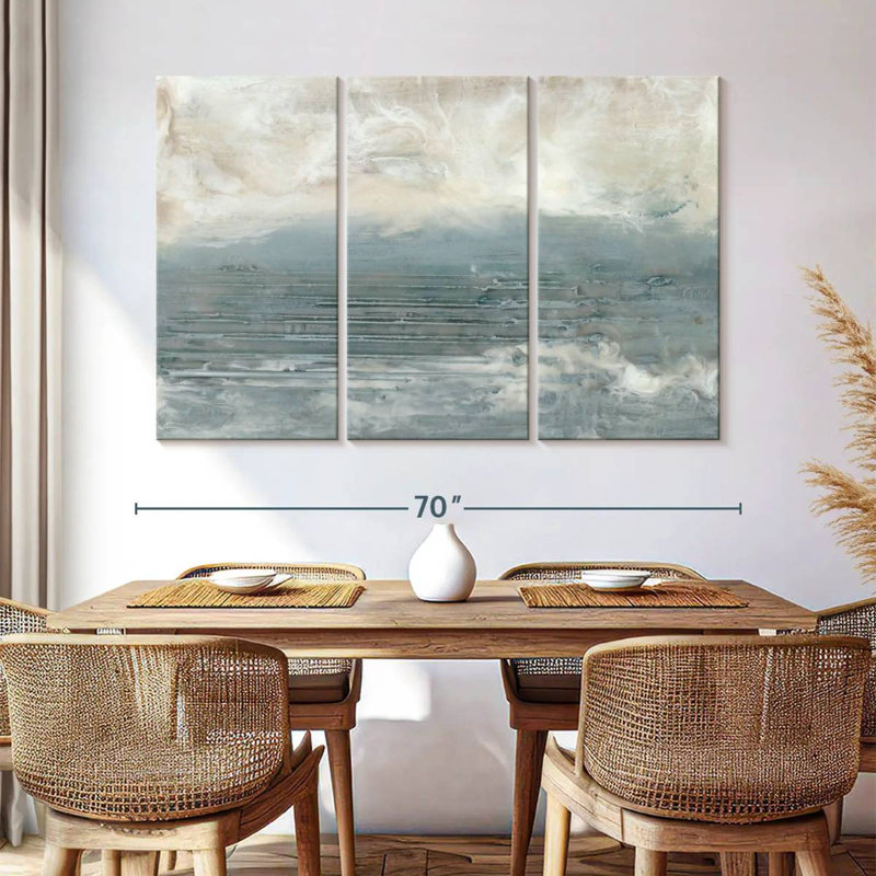 Avery Pale Blue I, 42" H x 65" W
