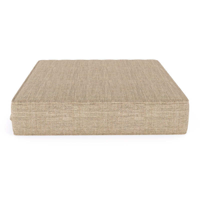 Lotta Lotta Sunbrella® Outdoor Ottoman Cushion, 23.5" W x 20.5" D, Sunbrella® Cast Ash