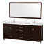 Sheffield 79" Double Bathroom Vanity Base Only-31336921