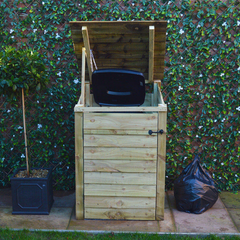 Elizabethtown Wooden 1 Bin Store, Light Green