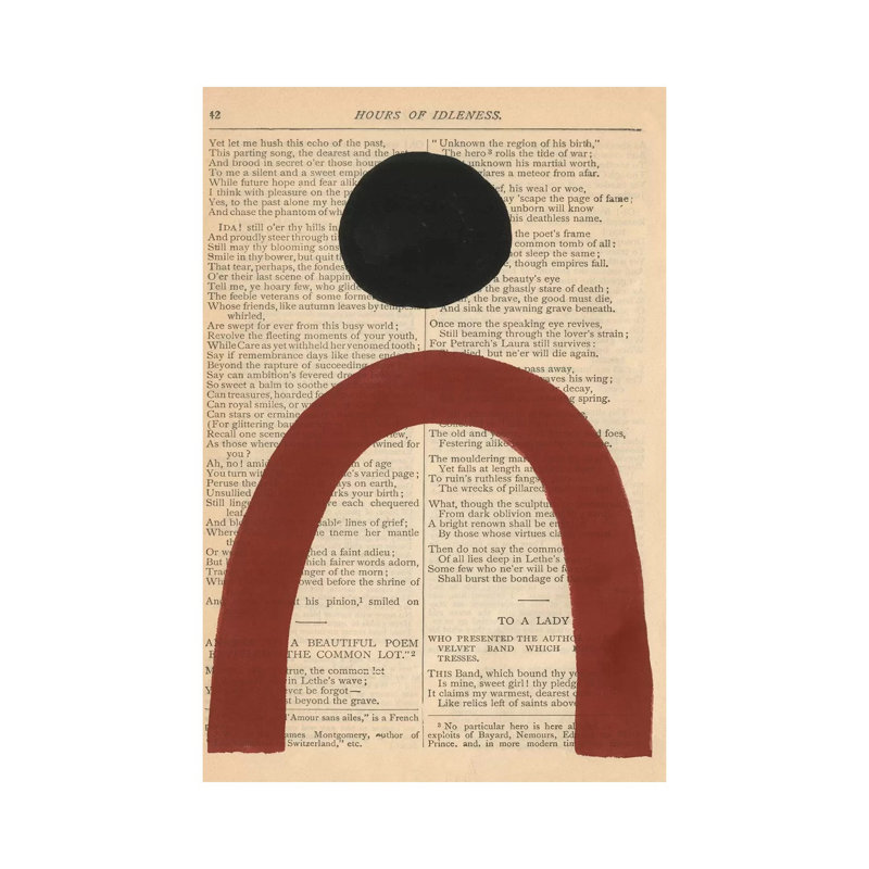 Modern Prose VI by Renée Stramel - Gallery-Wrapped Canvas Giclée on Canvas, Canvas, 20.32 cm H x 30.48 cm W
