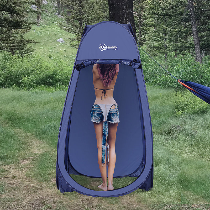 Tente de douche Outsunny Pop Up