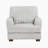 Soliz 43" Track Arms Textured Microfiber Chair