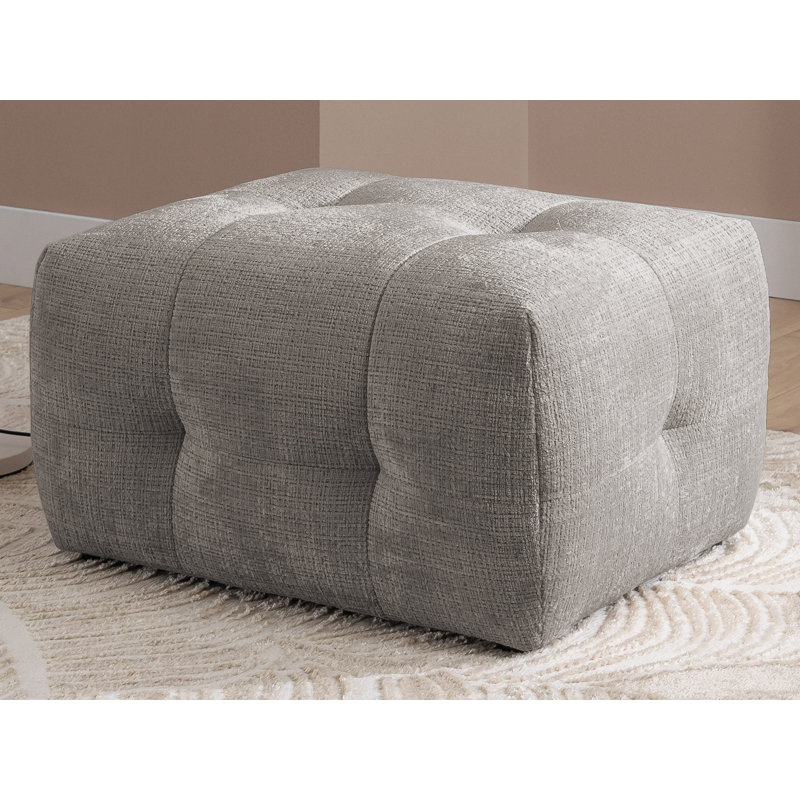 Kozy 6 Seater Chenille Corner Sofa, Left-Hand Facing, Taupe