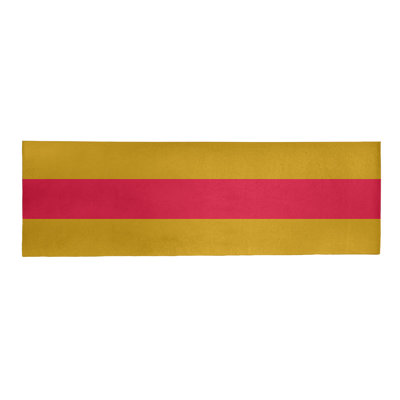 Tapis rouge à rayures de hockey national