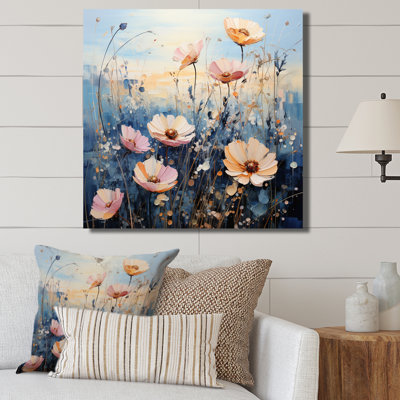 «Meadow Ethereal Meadowscape Pointillism I», reproduction sur toile