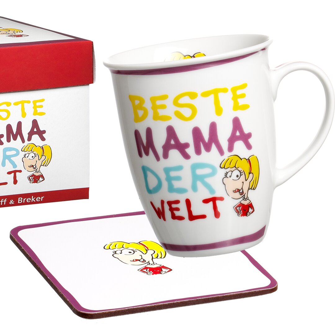 Kaffeebecher-Set 2-teilig 320 ml Beste Mama