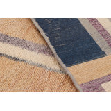 Moroccan Hand Knotted Wool Geometric Area Rug