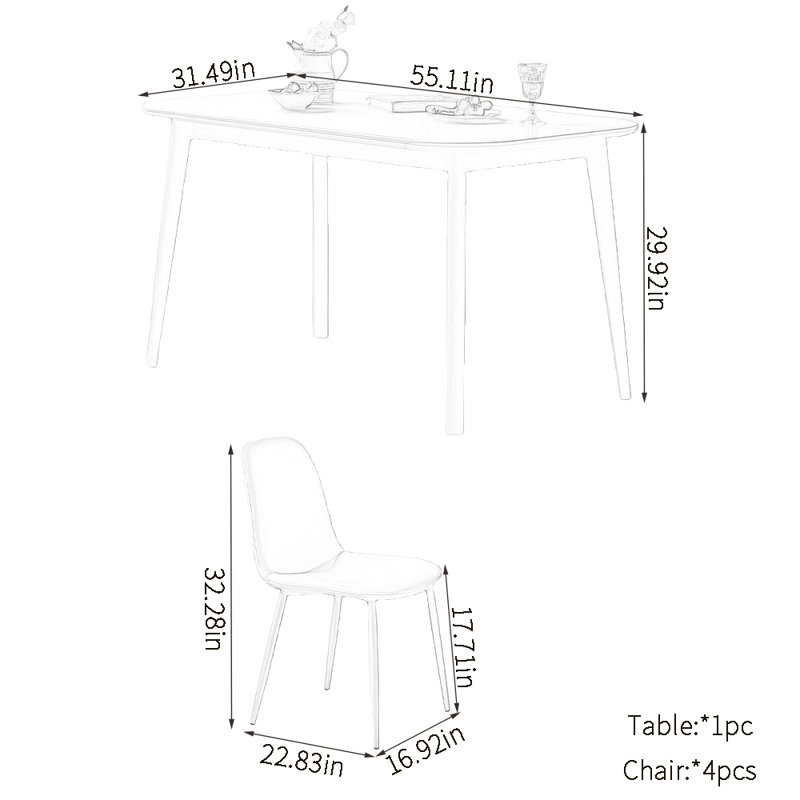 Taryiah, H 29,92 po x L 55,11 po x l 31,49 po