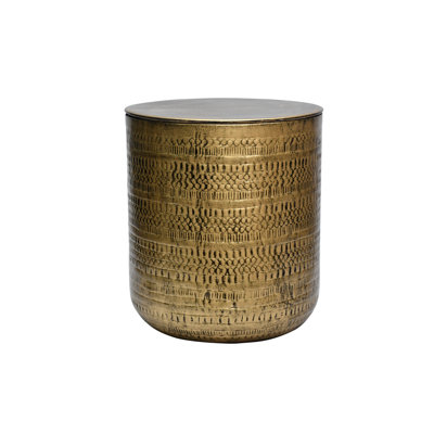 Marlo Round Metal Side Table
