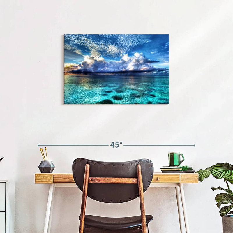 Impression sur toile Cozumel Ocean View, H 20 po x l 30 po x P 1,25 po