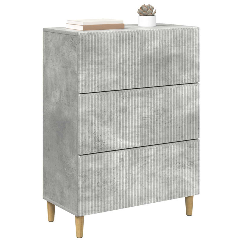 Accent Chest, 90cm H x 66cm W x 34.5cm D, Concrete Grey