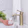 Single-Hole Single-handle Bathroom Faucet with Drain Assembly