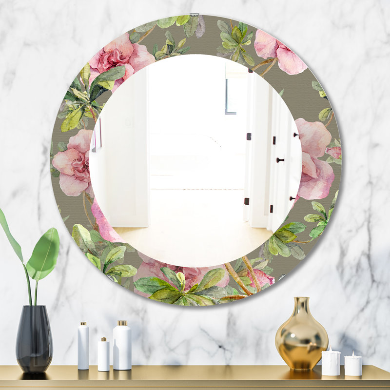 Miroir mural Blossom, H 31,5 po x l po