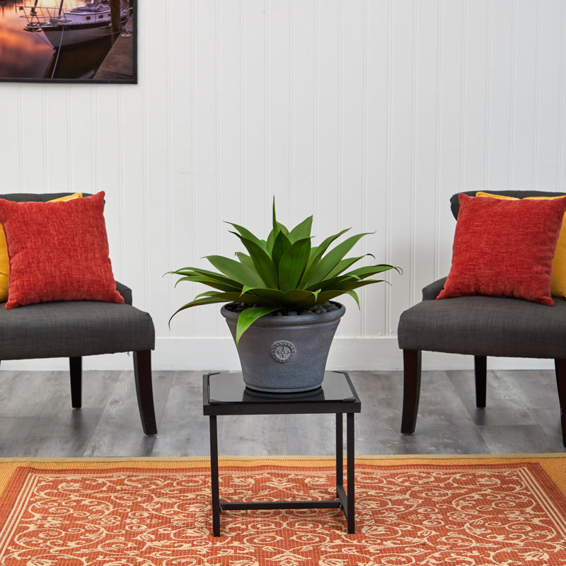 Agave artificiel 22 po en pot