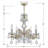 Weekes 5 - Light Candle Style Classic/Traditional Chandelier-20319569-20319571